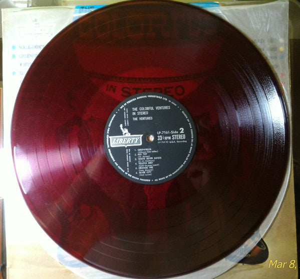 The Ventures - The Colorful Ventures (Vinyl, LP, Album, Stereo) Very Good (VG) / Good Plus (G+)