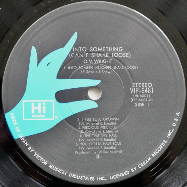 O.V. Wright - Into Something (Can't Shake Loose) (Vinyl, LP, Album)