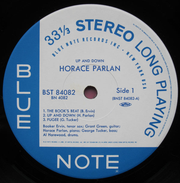 Horace Parlan - Up & Down (Vinyl, LP, Album, Limited Edition, Reissue, Stereo) Near Mint (NM or M-) / Near Mint (NM or M-)