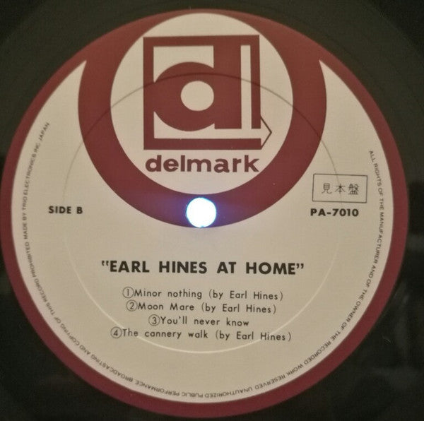 Earl Hines - At Home (Vinyl, LP, Album, Promo, Reissue) Near Mint (NM or M-) / Near Mint (NM or M-)
