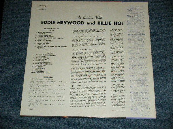 Eddie Heywood - An Evening With Eddie Heywood and Billie Holiday (Vinyl, LP, Compilation) Near Mint (NM or M-) / Very Good Plus (VG+)