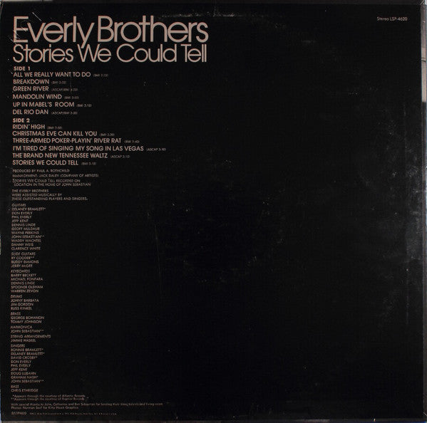 Everly Brothers - Stories We Could Tell (Vinyl, LP, Album, Stereo)