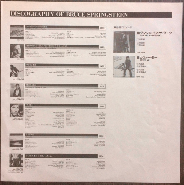 Bruce Springsteen - Born In The U.S.A. (Vinyl, 12", 45 RPM, Stereo)