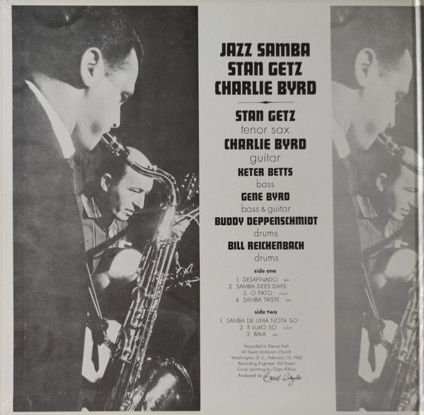 Stan Getz - Jazz Samba (Vinyl, LP, Album, Reissue, Stereo) Very Good Plus (VG+) / Very Good (VG)