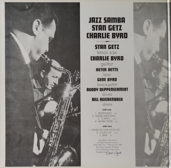 Stan Getz - Jazz Samba (Vinyl, LP, Album, Reissue, Stereo)
