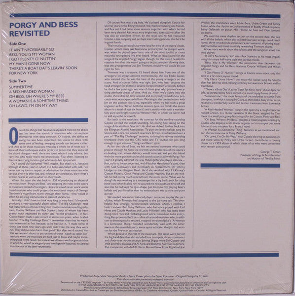 Rex Stewart - Porgy & Bess Revisited (Vinyl, LP, Album, Reissue, Remastered) Good Plus (G+) / Very Good (VG)