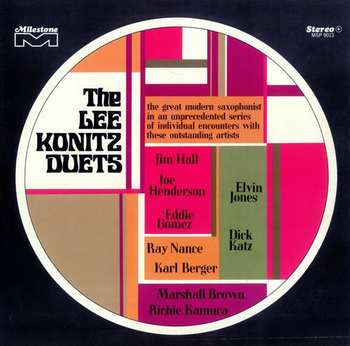 Lee Konitz - Duets (Vinyl, LP, Album, Reissue) Very Good (VG) / Very Good (VG)