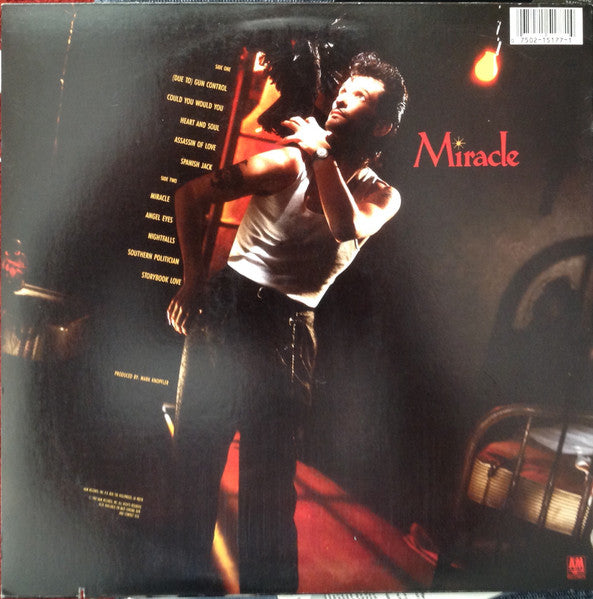 Willy DeVille - Miracle (Vinyl, LP, Album) Very Good (VG) / Very Good Plus (VG+)