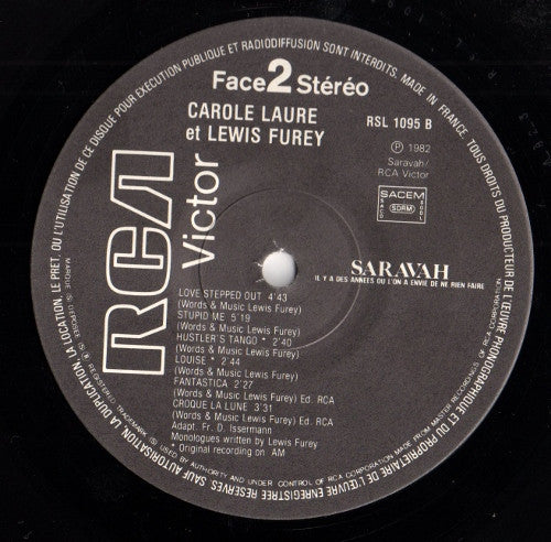 Carole Laure - Enregistrement Public Au Théâtre De La Porte Saint-Martin (Vinyl, LP, Album) Very Good (VG) / Good Plus (G+)