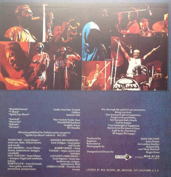 Osibisa - Wↄyaya = オシビサⅡ/ ウォイヤヤ (Vinyl, LP, Album, Stereo)