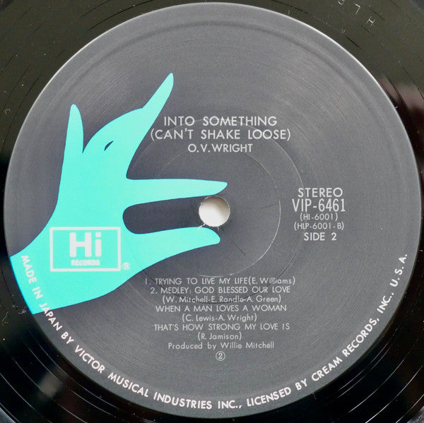 O.V. Wright - Into Something (Can't Shake Loose) (Vinyl, LP, Album)