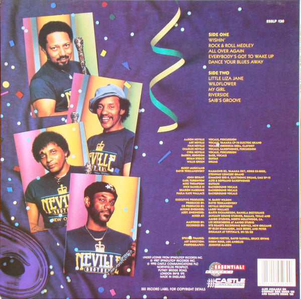 The Neville Brothers - Live At Tipitina's Volume II (Vinyl, LP, Album, Reissue, Stereo) Near Mint (NM or M-) / Near Mint (NM or M-)