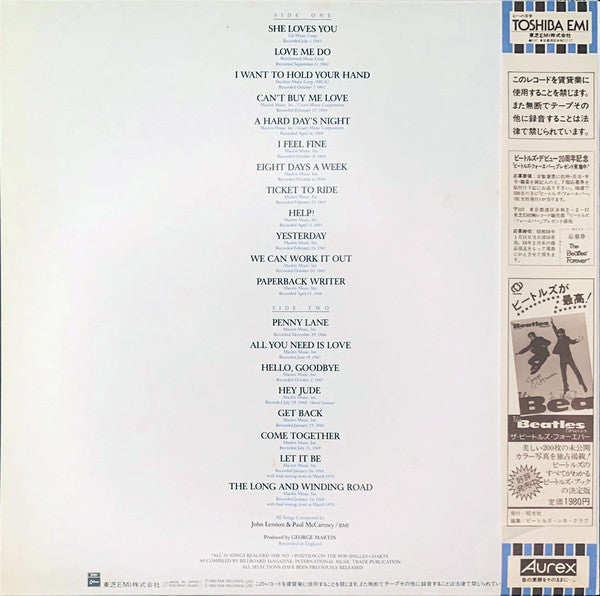 The Beatles - 20 Greatest Hits (Vinyl, LP, Compilation) Very Good (VG) / Very Good (VG)