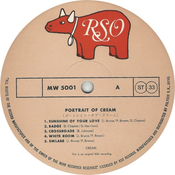 Cream (2) - Portrait Of Cream (Vinyl, LP, Compilation, Special Edit...