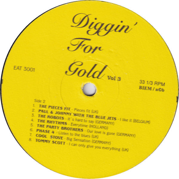 Various - Diggin' For Gold Vol 3 (Vinyl, LP, Compilation) Very Good Plus (VG+) / Very Good Plus (VG+)