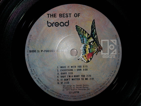 Bread - The Best Of Bread (Vinyl, LP, Compilation) Near Mint (NM or M-) / Very Good (VG)