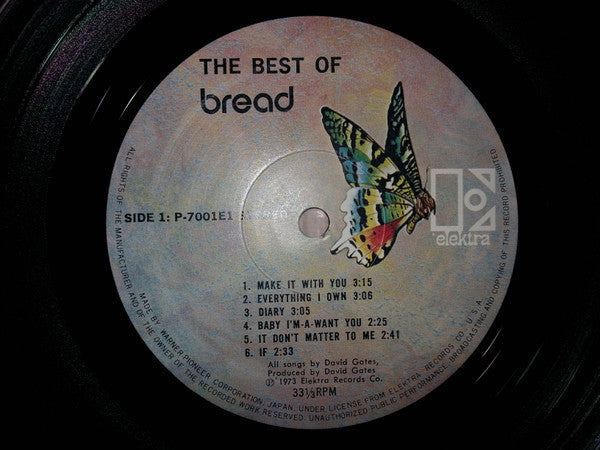 Bread - The Best Of Bread (Vinyl, LP, Compilation)