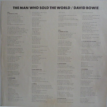 David Bowie - The Man Who Sold The World (Vinyl, LP, Album)