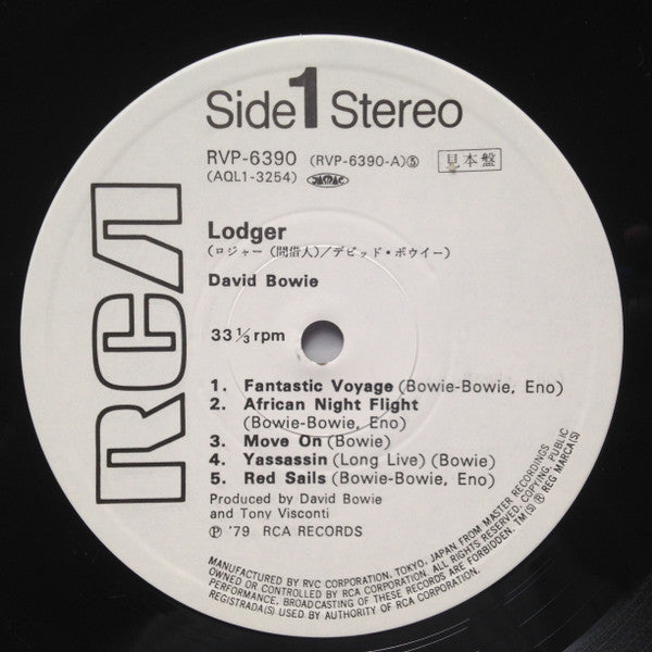 David Bowie - Lodger (Vinyl, LP, Album, Promo, Stereo) Very Good Plus (VG+) / Very Good Plus (VG+)
