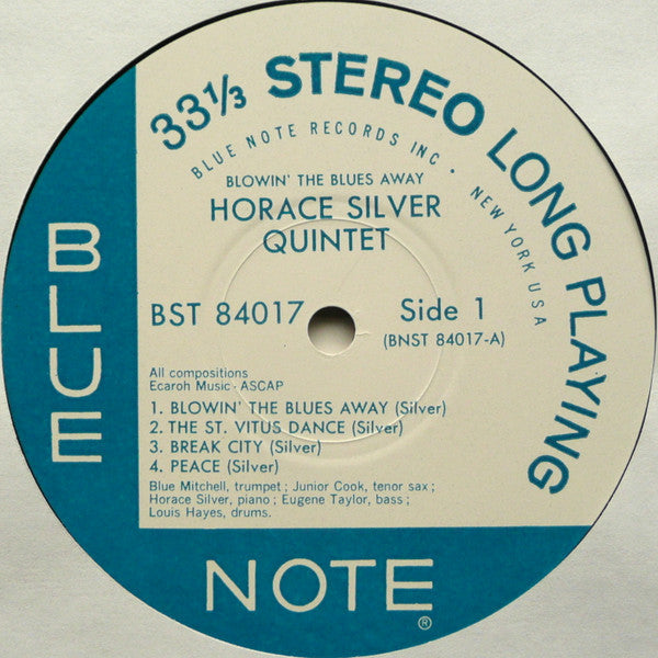 The Horace Silver Quintet - Blowin' The Blues Away (Vinyl, LP, Albu...