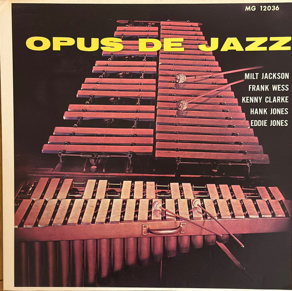 Milt Jackson - Opus De Jazz (Vinyl, LP, Album, Reissue, Mono) Very Good Plus (VG+) / Very Good Plus (VG+)