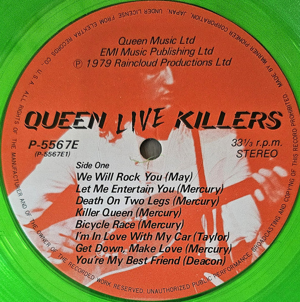 Queen - Live Killers (Vinyl, LP, Album, Stereo)
