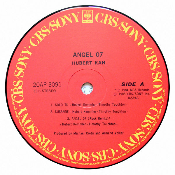 Hubert KaH - Angel 07 (Vinyl, 12", 33 ⅓ RPM)