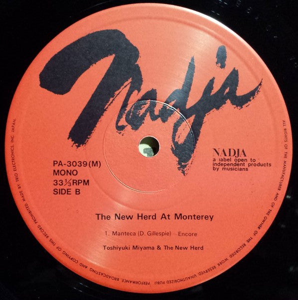 Toshiyuki Miyama & The New Herd - The New Herd At Monterey (2xVinyl, LP, Album, Mono) Near Mint (NM or M-) / Very Good Plus (VG+)