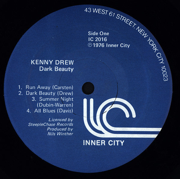 The Kenny Drew Trio - Dark Beauty (Vinyl, LP, Album, Reissue, Stereo) Very Good (VG) / Very Good (VG)