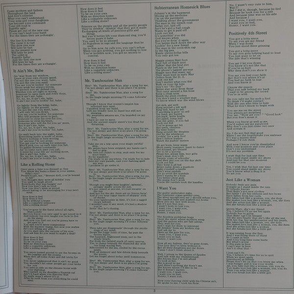 Bob Dylan - Bob Dylan's Greatest Hits (Vinyl, LP, Compilation, Reissue) Very Good (VG) / Poor (P)