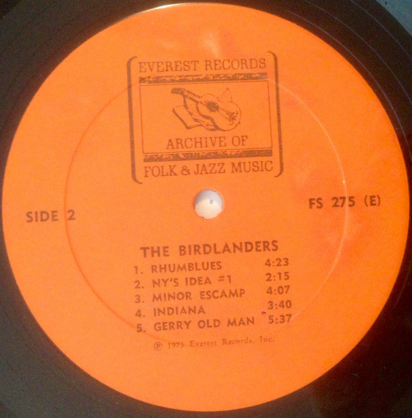 The Birdlanders - The Birdlanders (Recorded In 1944) (Vinyl, LP, Album, Reissue) Very Good (VG) / Very Good (VG)