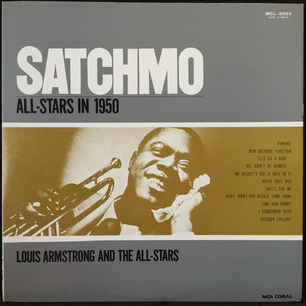 Louis Armstrong And His All-Stars - Satchmo All-stars In 1950 (Vinyl, LP, Album) Very Good (VG) / Very Good Plus (VG+)