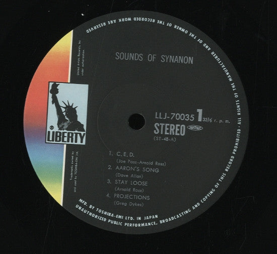 Joe Pass - Sounds Of Synanon (Vinyl, LP, Album, Reissue, Stereo) Very Good Plus (VG+) / Very Good Plus (VG+)