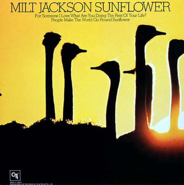 Milt Jackson - Sunflower (Vinyl, LP, Album, Limited Edition, Reissue)