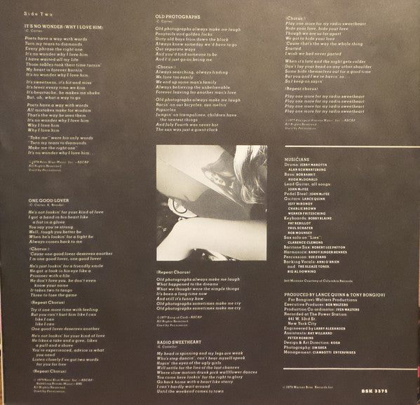 Carlene Carter - Two Sides To Every Woman (Vinyl, LP, Album, Promo) Very Good Plus (VG+) / Very Good Plus (VG+)