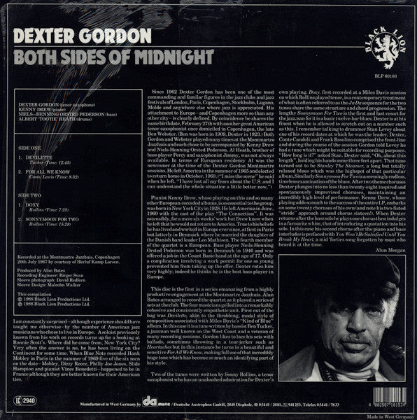 Dexter Gordon - Both Sides Of Midnight (Vinyl, LP) Good Plus (G+) / Good Plus (G+)