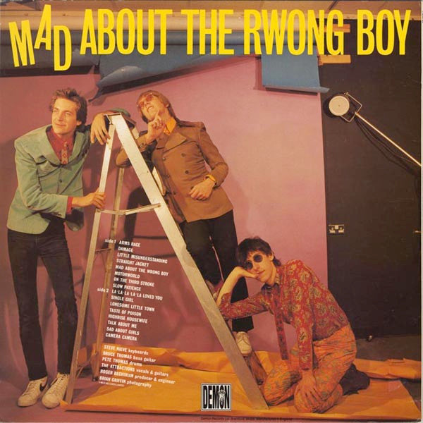 The Attractions - Mad About The Wrong Boy (Vinyl, LP, Album, Reissue, Stereo) Very Good (VG) / Very Good Plus (VG+)