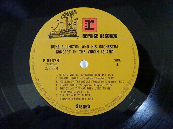 Duke Ellington And His Orchestra - Concert In The Virgin Islands (Vinyl, LP, Stereo) Very Good (VG) / Poor (P)
