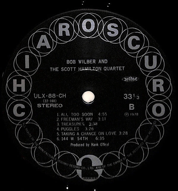 Bob Wilber - Bob Wilber And The Scott Hamilton Quartet (Vinyl, LP, ...