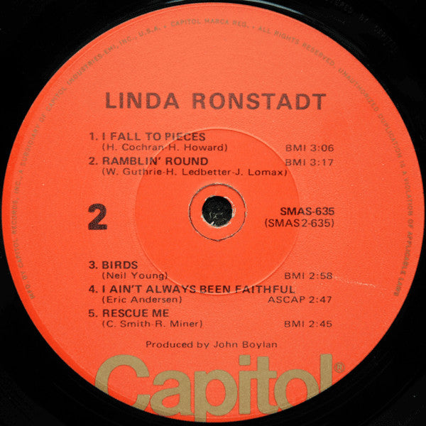 Linda Ronstadt - Linda Ronstadt (Vinyl, LP, Album, Reissue, Stereo) Very Good Plus (VG+) / Very Good Plus (VG+)