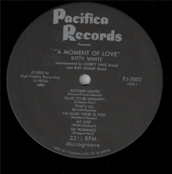 Kitty White - A Moment Of Love (Vinyl, LP, Album, Reissue, Mono) Very Good (VG) / Very Good Plus (VG+)