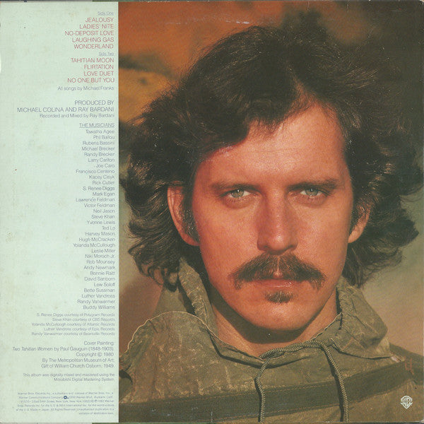 Michael Franks - Objects Of Desire (Vinyl, LP, Album) Very Good (VG) / Good Plus (G+)