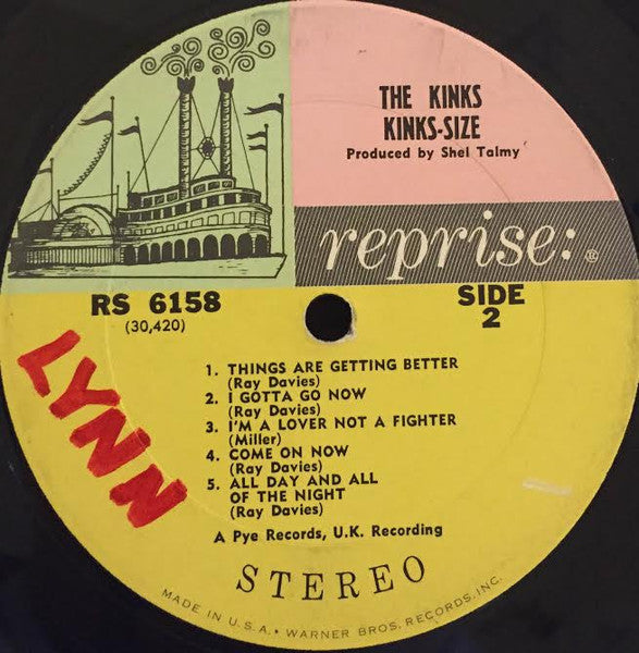 The Kinks - Kinks-Size (Vinyl, LP, Album, Stereo) Very Good Plus (VG+) / Very Good Plus (VG+)