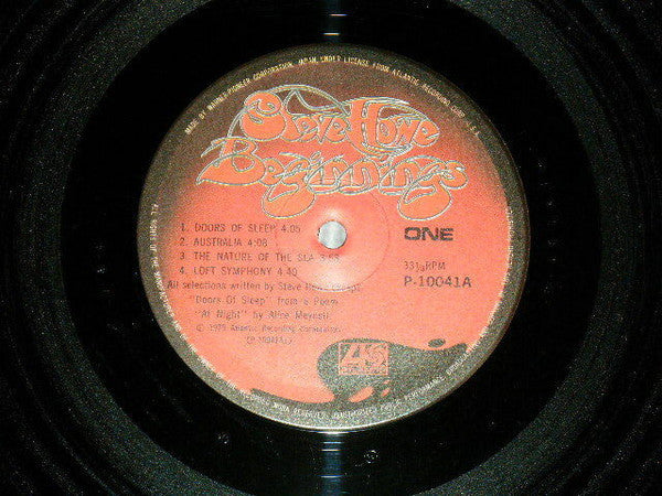Steve Howe - Beginnings (Vinyl, LP, Album, Stereo)
