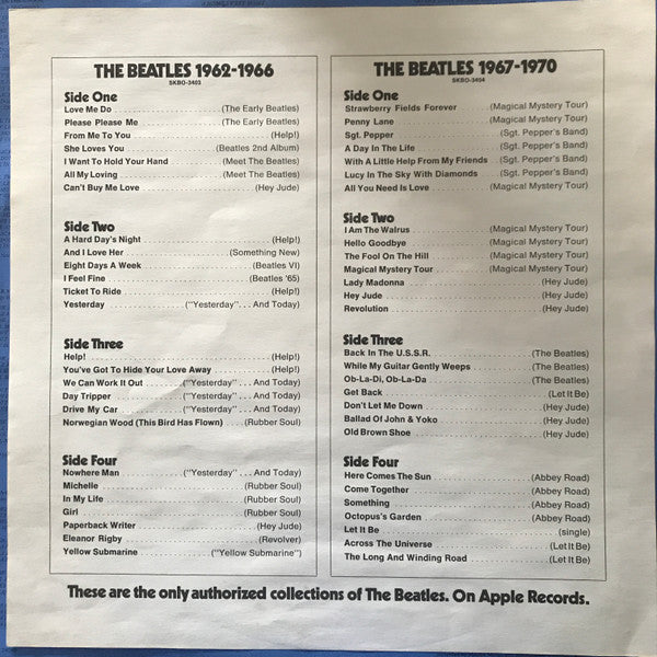 The Beatles - 1967-1970 (Vinyl, LP, Compilation)