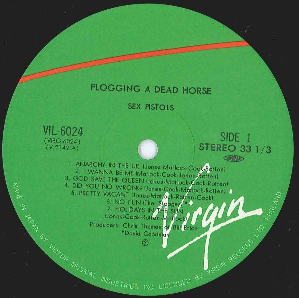 Sex Pistols - Flogging A Dead Horse (Vinyl, LP, Compilation, Reissue)