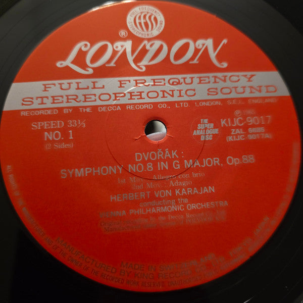 Antonín Dvořák - Dvořák: Symphony No. 8 (Vinyl, LP, Reissue) Very Good Plus (VG+) / Very Good Plus (VG+)