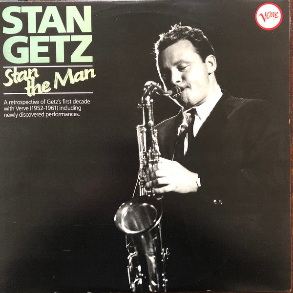 Stan Getz - Stan The Man (2xVinyl, LP, Compilation) Very Good Plus (VG+) / Very Good (VG)
