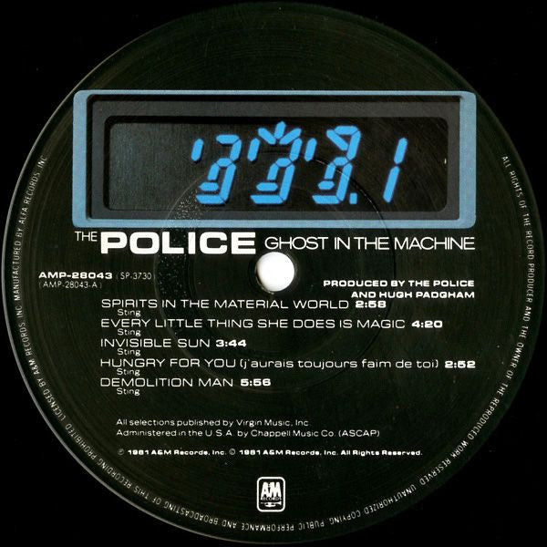 The Police - Ghost In The Machine (Vinyl, LP, Album)