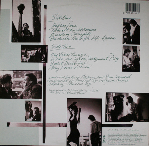 Steve Winwood - Back In The High Life (Vinyl, LP, Album, Club Edition, Stereo) Very Good Plus (VG+) / Very Good Plus (VG+)